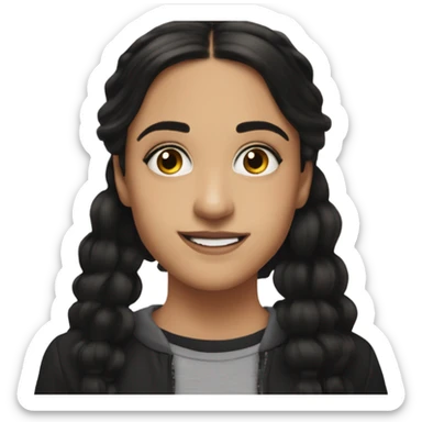 Mikey Madison actress black hair anora sticker