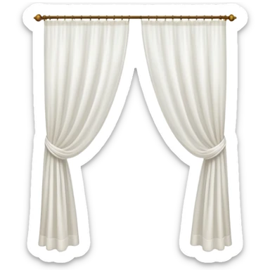 house Curtain sticker