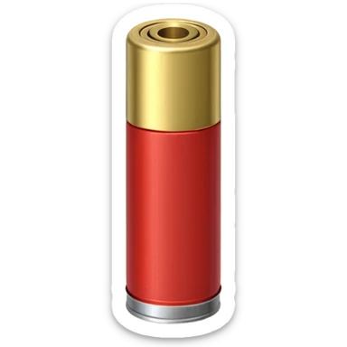 Shotgun shell sticker