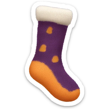 Fuzzy cozy socks sticker