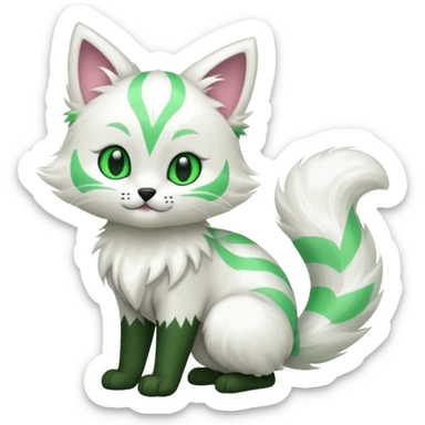 Delcatty-Sprigatito-fusion, full body sticker