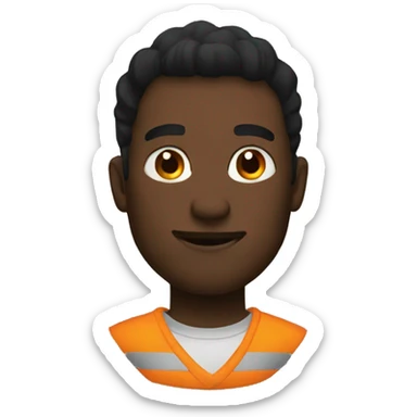 default black fire sticker