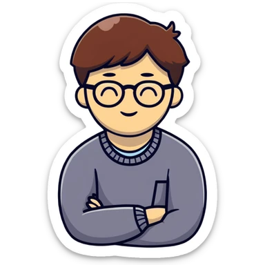 think tank founder with strategic vision sticker