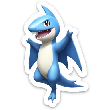 Latios-Sharpedo-Gabite Full Body sticker