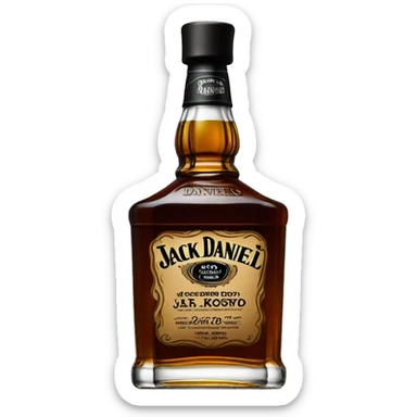 Jack Daniel’s Bottle sticker