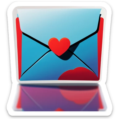 love letter sticker