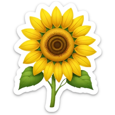 Sunflower yellow  sticker