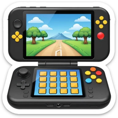 Portable game console sticker