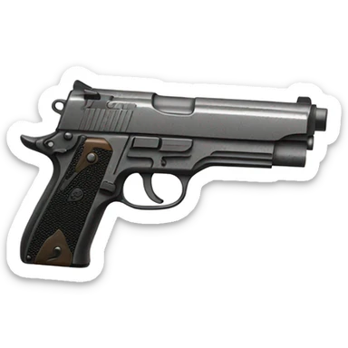 Pistol  sticker