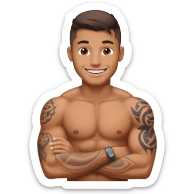 tatoo guy sticker