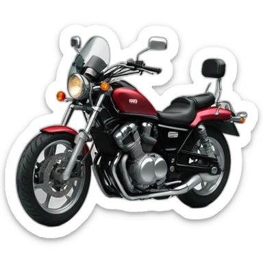 moto yamaha virago 750l sticker
