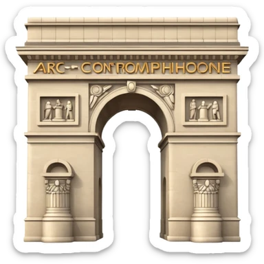 Arc de triomphe sticker