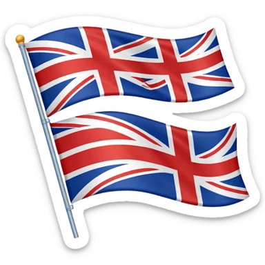 Britain flag sticker