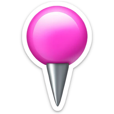 Pink pin📌 sticker