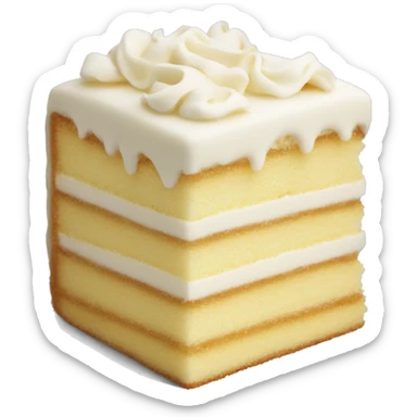 vanilla cake sticker
