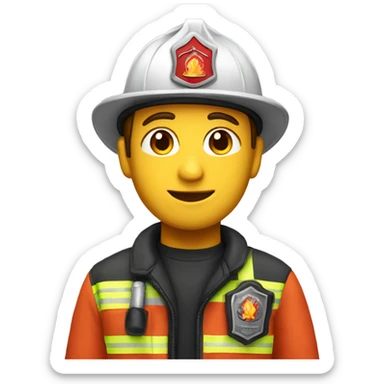 fire fighter ,whole body sticker