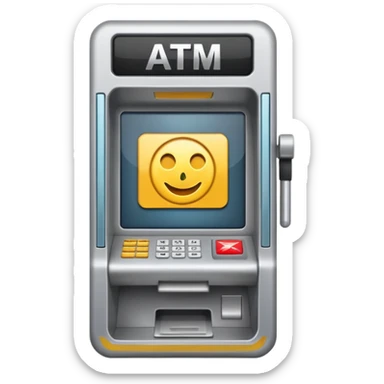 atm sticker