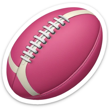 Rugby pink ball sticker