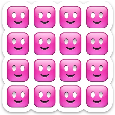 pink all apps sticker