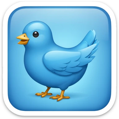 twitter icon sticker