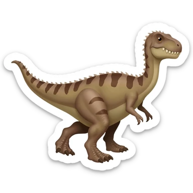 Jurassic dinosaur sticker