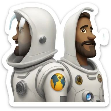 spaceman colonia jesus sticker