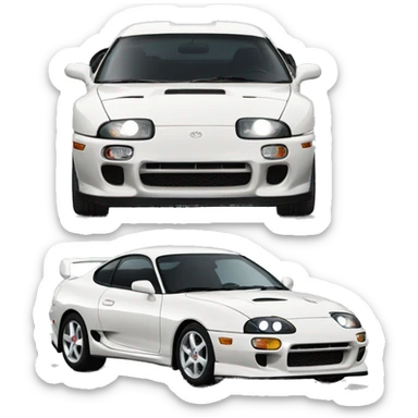 Toyota supra mk4 sticker