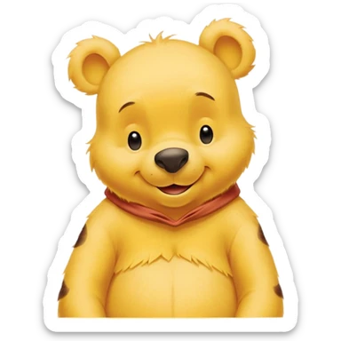 classic Winnie the Pooh sticker