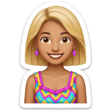 just carnival costume,colorfull dress sticker