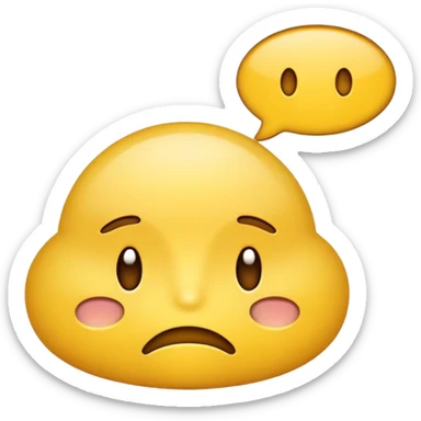 sarcastic cartoon emoji with a speech bubble saying 'I'm sorry if I'm too cheap for your taste' sticker