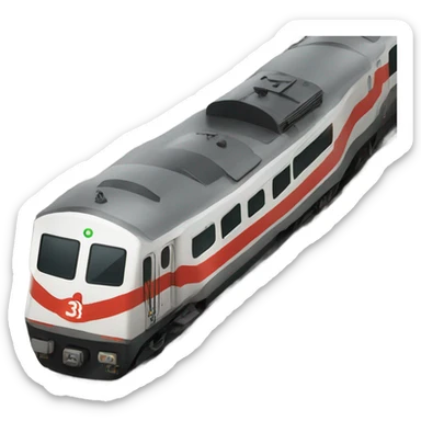 Train with number 36 sticker