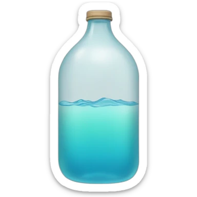 Bouteille d’eau sticker