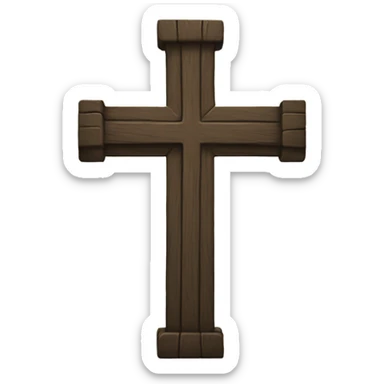 Cross sticker