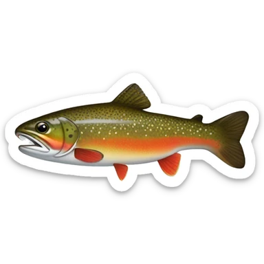 brook trout  sticker