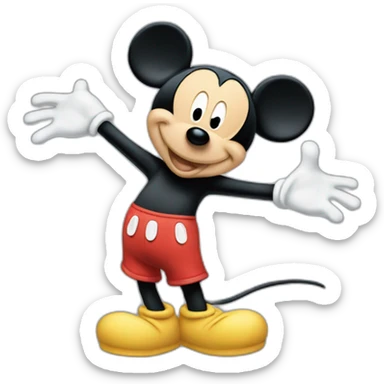 Mickey sticker
