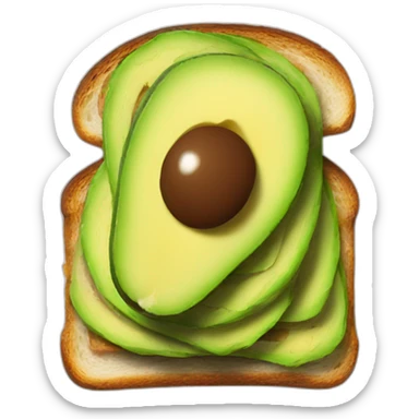 Avocado toast  sticker