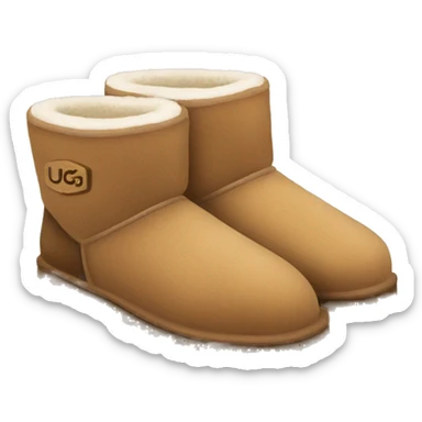 Ugg slippers sticker