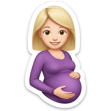 pregnant women sticker