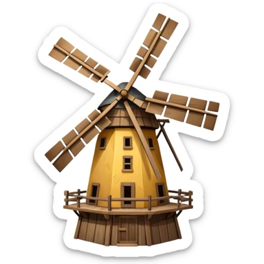 Windmill sticker