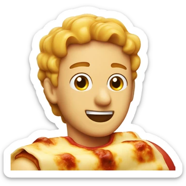 Lasagna winking sticker