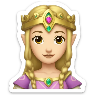 Princess Zelda sticker