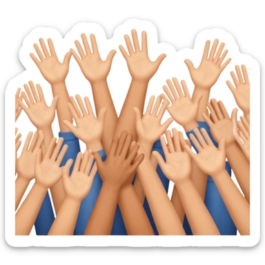 audience clapping sticker