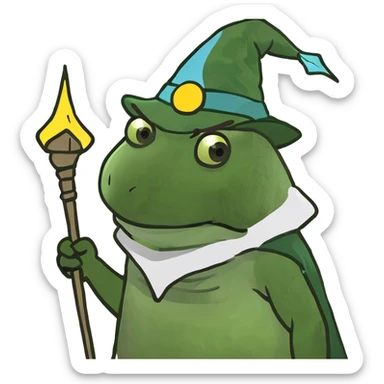 bufo wizard sticker