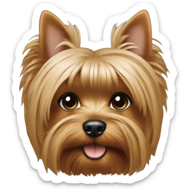 yorkie terier sticker