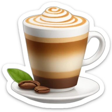 Café capuchino  sticker