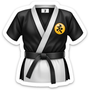 karate belt sticker