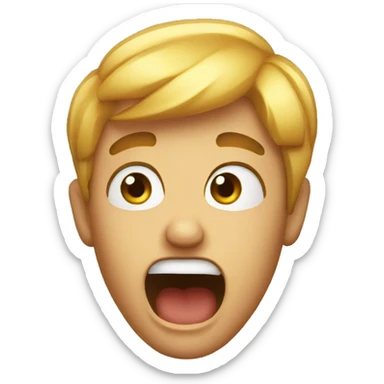 overly surprised sticker