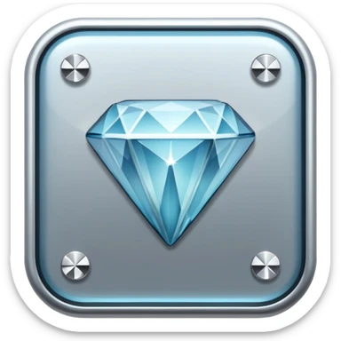 diamond encrusted play button sticker