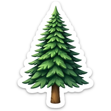 Fir sticker