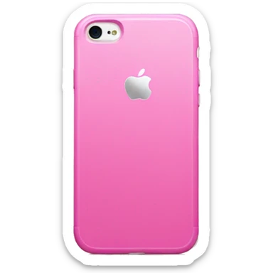pink iphone 15 sticker